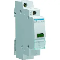 Hager Verlichte druktoetsschakelaar Groen 230 V SVN121