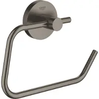 GROHE Essentials Closetrolhouder met klep Hard Graphite