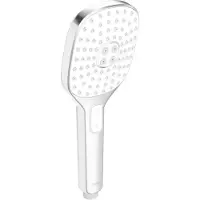 Hansa Handdouche Hansaactivejet Style 8433 0200, wit/chroom, 1 stuk, met 3 straalpatronen.