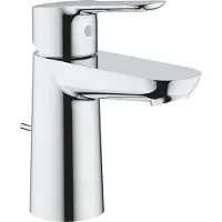 GROHE BauEdge - Wastafelkraan met waste, chroom 23328000