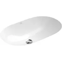 Villeroy & Boch Villeroy en Boch O.novo onderbouwwastafel 60x35cm met overloop zonder kraangatbank wit