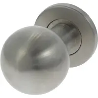 Starx Voordeurknop - Vast - Rond - 52 mm - RVS