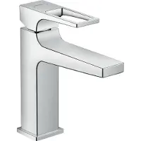 Hansgrohe Metropol ééngreeps wastafelmengkraan 110 met beugelgreep met trekwaste chroom
