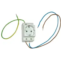 Hager VISION Modulaire Wandcontactdoos (Europese Stekkerdoos) - VKS09SW