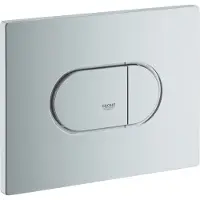 GROHE Arena Cosmopolitan bedieningsplaat 2-knops frontbediening horizontaal Mat Chroom