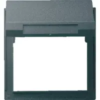 Gira overgangsplaat KD TX-44 Antraciet met klepafdekking - 065467