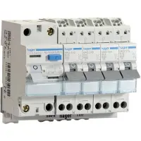 Hager inbouwunit met installatieautomaat vision, 83x105x70mm, nom. (meet)str 40a