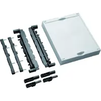 Hager UE21E0 UE21E0 bouwsteen universeel 300 x 250 mm voor SAS-systeem 60 mm 4-polig horizontaal Bouwsteen Grijs 4-polig 1 stuk(s)