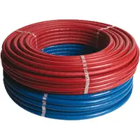 Henco buis Ø26x3mm / 6mm - rood geïsoleerd - rol 50 meter - 50-ISO4-26-RO