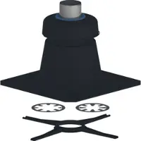 Burgerhout Metalflex Schoorsteenkap Star 80