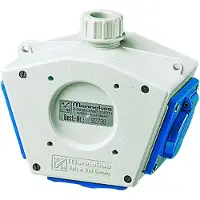 MENNEKES 92798 Stopcontactsplitter Grijs, Blauw