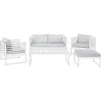 Beliani BERMUDA - Kussenhoezen set - Beige - Polyester
