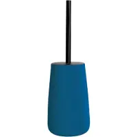 Allibert Wc-borstel Met Houder O Touch - Keramiek - Vrijstaand - Blauw Soft Touch