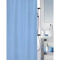 MSV Douchegordijn Blauw 120cm