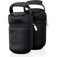 Tommee tippee Closer to Nature - geïsoleerde tas voor zuigflessen - set van 2 - zwart
