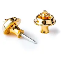 Dunlop SLS1104G Straplok Originele Strap Retainer Systeem, Goud