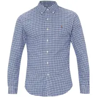 Ralph Lauren Overhemd blauw / cognac / wit
