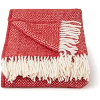 Klippan Chevron plaid van lamswol 130 x 200 cm