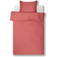Essenza Dekbedovertrek Minte Dusty Rose Satijn-200 x 200 / 220 cm | 2-Persoons