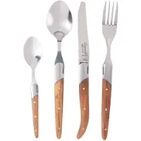 Laguiole Couvert 16-delig Olijfhout 'Luxury Line'