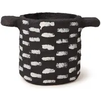 Serax Bloempot Earth Interior By Marie Michielssen Black M 20 x 14,5 x 15 cm