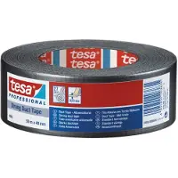TESA STRONG 04662-00086-02 Textieltape Professional Zilver (l x b) 50 m x 48 mm 1 stuk(s)