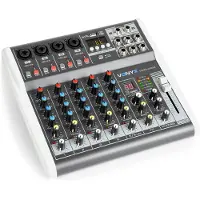 VONYX VMM-K602 6 kanaals muziekmixer met Bluetooth en effecten