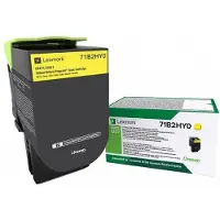 Lexmark 71B2HY0 Toner Geel
