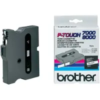 Brother TX-211 Tape Zwart op wit (6 mm)