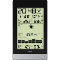 Technoline WS 9050 - Weerstation - Binnen- en buitentemperatuur - Zwart/Zilver