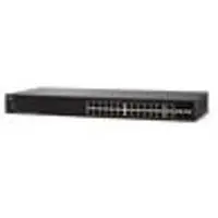 Cisco SF250-24, Beheerde switch, L2/L3, Fast Ethernet (10/100), Geschikt voor rackmontage, 1U