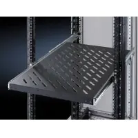 Rittal 5501.675 19 inch Apparaatbodem voor patchkast 1 HE Uittrekbaar Geschikt voor kastdiepte: vanaf 600 mm Zwart