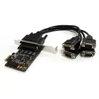 StarTech.com PEX4S553B - 4 Port RS232 PCI Express Serial Card w/