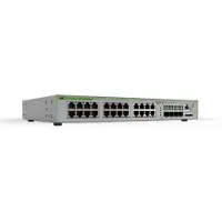 Allied Telesis CentreCOM AT-GS970M/18PS - Switch - L3 - beheerd - 16 x 10/100/1000 (PoE+) + 2 x SFP (mini-GBIC) (uplink) - Geschikt voor plaatsing op een bureau of in een rack - PoE+ (247 W)