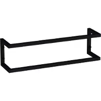 Brauer Handdoekbeugel model A 60cm mat zwart
