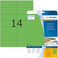 Herma 5061 verwijderbare etiketten A4 105 x 42,3 mm groen (280 etiketten)