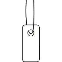 Herma Hanglabel 7x15 mm met draad wit 1000 st.