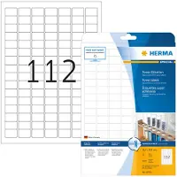 Herma 10916 Power-etiketten, sterk hechtend, A4, 25,4 x 16,9 mm, wit, van papier