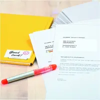 Herma Correctie-/afdeketiketten, A4, 97 x 42,3 mm, wit, ondoorzichtig, permanent hecht