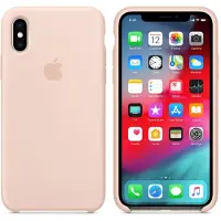 Apple iPhone Xs Silicone Case Rozenkwarts