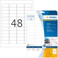 Herma Special Etiketten 8864 Klevend A4 Wit 45,7 x 21,2 mm 25 Vellen à 48 Etiketten