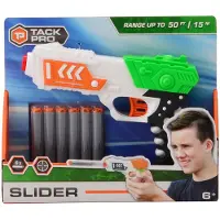 Johntoy Pistool Slider Junior 19 Cm Rood/zwart 7-delig