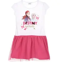 Disney Frozen Frozen jurk - Destiny awaits - wit/roze - maat 122/128 (8 jaar)