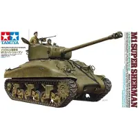 Tamiya Modelbouwpakket Militaire voertuigen - 35322 M1 Super Sherman - Israëlische Tank Plastic - 1:35 - Modelbouw