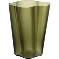 Iittala Aalto Vaas 27 Cm Mosgroen - Vazen Glas Moss green - 1051197