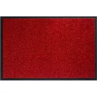 No name Deurmat Twister rood 150cm