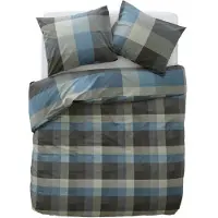 Daydream Dekbedovertrek Phil Blue Katoen-240 x 200 / 220 cm | Lits-Jumeaux