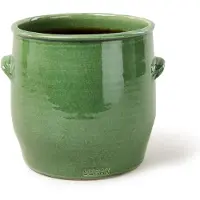 Serax Bloempot Sierpot Handles Groen -D20cm H20 cm