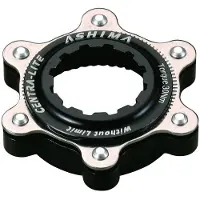 Ashima Center Lock Adapter Zwart Montage 6 gaten