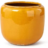Serax Bloempot Costa Honey-Geel D 18,5 cm H 19 cm